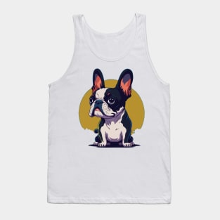 Boston Terrier Portrait Tank Top